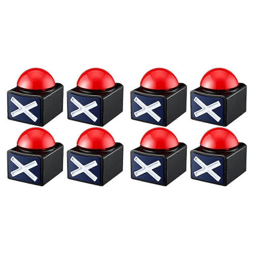 8PCS Βομβητής απάντησης παιχνιδιού, κουμπί αναπαραγωγής