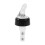 Practical plastic pourer for wine bottles, 35 ml, transparent 1