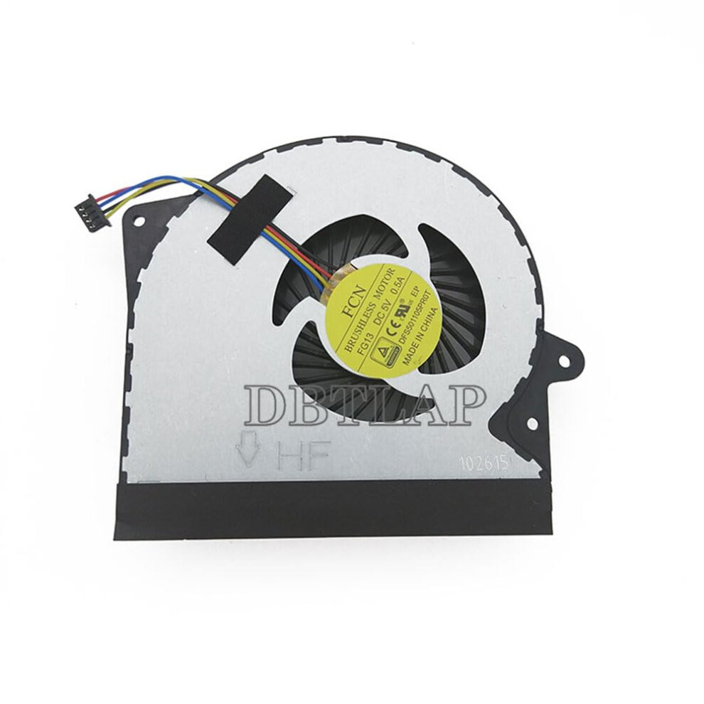 Cpu Cooling Fan 5V Replacement For Asus G751 G751j G751jt G751jy Series, Low Noise Efficient Cooling 9310869835721