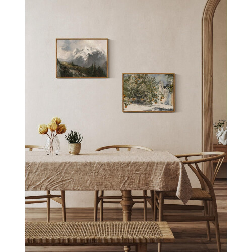 Vintage Calm Sea Canvas Wall Art 2