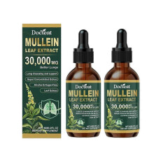 (2pcs) 1-3X Mullein Leaf Extract Respiratory Drops by Docteat  Natural Lung Health & Comfort Supplement