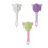 Adjustable ABS Plastic Can Opener With Stainless Steel-Purple 2