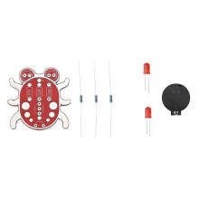 Electronic Diy Kit Weevil Eye Beginner Learn to Solder Fun Kit Handmade Gift Fit for Student Experi
