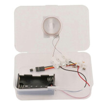 Electromagnetic Experiment with Space Separation and Electricity Extraction DIY Technology School E