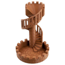 Würfelturm aus Ziegelsteinen, Burg-Würfelturm, Würfelbrettturm – Perfekt für Spiele und Brettspiele,