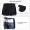 Waterproof Waitress Waist Apron with 3 Pockets, Adjustable 4