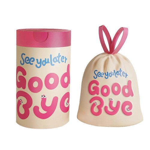 (goodbye) Garbage Bag Household Drawstring Portable Thickened Kitchen Number Living Room Garbage Bag