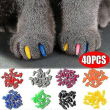 2025 Latest Model 20/40pcs Soft Cat Nail Caps / Cat Nail Cover / Paw Claw / Pet
