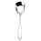 Small 304 Stainless Steel Spoon Glossy Thickened Flat Head Flat Bottom Serving Spoon, 1
