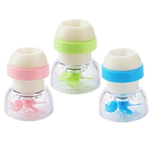 Kitchen Faucet Rotatable Filter Anti-Splash Water Saver Filter,(green)