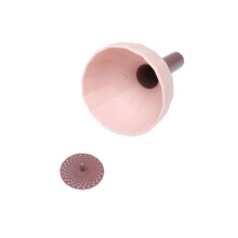 3 stuks TM21004 Multifunctionele Draagbare Trechter, Mini Oliefilter met Kleine Diameter (Roze & Paars)