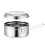 14cm Single Layer 304 Stainless Steel Round Lunch Box 1