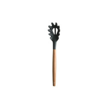 Silicone Wood Handle Spatula Heat-resistant Soup Spoon Non-stick Special Cooking Shovel Kitchen Tools Draging Spoon