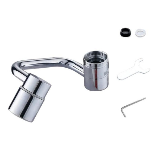 Universal Faucet Extender Kitchen Splash-Proof Faucet Rotatable Aerator Nozzle,