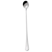 304 Stainless Steel Long Handle Thickened Round Spoon Coffee Ice Drink Mixing Spoon,Stainless Steel Color