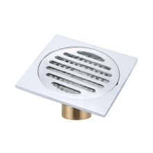 VP403 Thickened Electroplated Stainless Steel Floor Drain (Chrome Plated with Copper Self-Sealing Core)