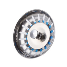 Stainless steel 304 drain cover for vegetable washing basin (gloss finish)