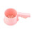 Portable handheld semi-automatic flour sifter baking tool (pink) 1