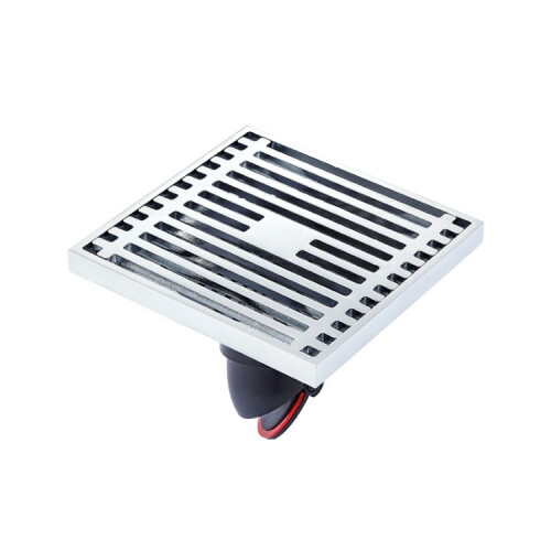Full Copper Odor Proof Floor Drain, K7003 Chrome Plated Single Use+Straight Row