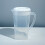 Plastic Pitcher with Lid, 2.4L, White 2