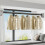 Durable Metal Extendable Garment Hanging Bar For Bathroom-C 6