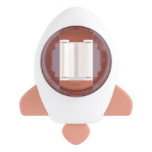 Support/rangement pour balai de salle de bain, crochet adhésif pour balai style dessin animé (58724)