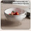 Double-Layer Fruit Vegetable Washing & Draining Basket Household Kitchen Rice Draining Basin(Transparent White) 5