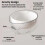 Double-Layer Fruit Vegetable Washing & Draining Basket Household Kitchen Rice Draining Basin(Transparent White) 6