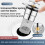 A2 Wire Basket Long Copper Core Basin Drainer Bouncing Core Washbasin Leakage Plug,Large Caliber 33-40mm 3
