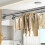 Durable Metal Extendable Garment Hanging Bar For Bathroom-C 7