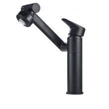 Universal Swivel Faucet Bathroom Hot & Cold Dual-Out Mode Faucet,Short HT-90560