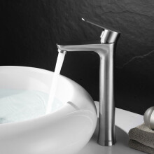 Bathroom countertop basin hot and cold water mixing faucet