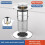 A2 Wire Basket Long Copper Core Basin Drainer Bouncing Core Washbasin Leakage Plug,Large Caliber 33-40mm 4