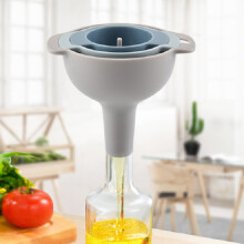Plastic jam funnel, household multi-functional oil separator funnel