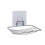 Stainless Steel Wall-Mounted Bathroom Soap Storage Rack, Single Layer Curved With Sticker 1