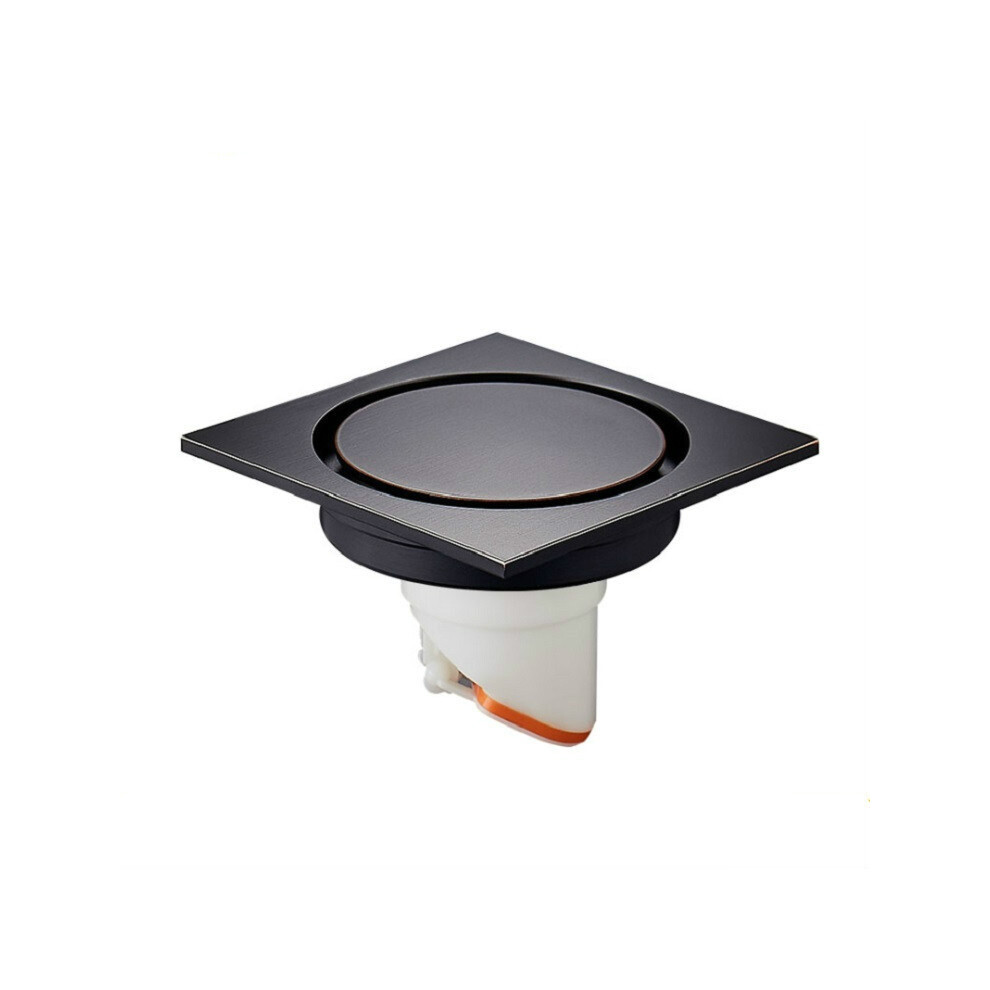 Kitchen And Bathroom Drain With Anti-Odor, Anti-Overflow, And Anti-Backflow Concealed Drain (Black Bronze Color) 6083684935053