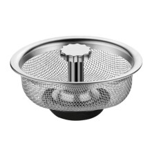 Anti-clogging Stainless Steel Filter compatible Kitchen Sink Sewer, Random Handle Style Delivery(Dense Net)