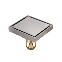 Bathroom Large Displacement Anti-odor Floor Drain, K8014 Nickel Brushes+Magnetic Suspension