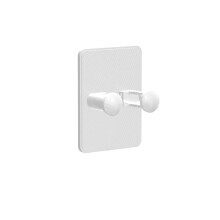 3 ganchos para maquinilla de afeitar manuales/de seguridad, para montaje en pared sin necesidad de taladrar (blanco)