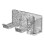 Hair dryer holder, bathroom wall-mounted storage rack (no drilling required) 1