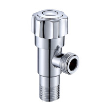 Stainless Steel Angle Valve Single Handle Electroplating Wire Drawing Angle Valve,Plum Wheel Plated Cold Water
