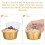 Gold Aluminum Foil Baking Cups with Lids – 50 Pack 2