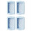 4pcs /Pack Multifunctional High Elastic Mesh Anti-slip Drain Foaming Soap Box(Sky Blue) 1