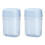 2pcs Sealed Soap Box With Lid Drainage Portable Storage Container(Blue) 1