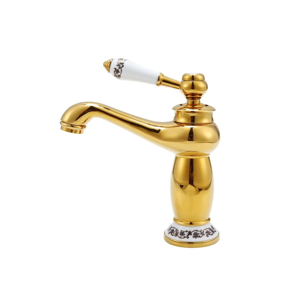 Antique Hot And Cold Bathroom Washbasin Faucet, Short Model 6083684936111