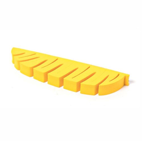 Leaf Shape Makeup Brush Drying Rack Wall-mounted Self-adhesive Bathroom Toothbrush Storage Rack(Yellow)