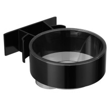 Bathroom Hair Dryer Shelf No-Punch Wall Mounted Storage Rack,Black