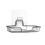 Stainless Steel Wall-Mounted Bathroom Soap Storage Rack, Single Layer With Sticker 1