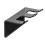 1pc Self-Adhesive Acrylic Bathroom Wall Razor Storage Stand 1