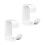 2pcs Bathroom Shelf No-Punch Washbasin Hook Kitchen Wall Mounted Storage Rack(White) 1